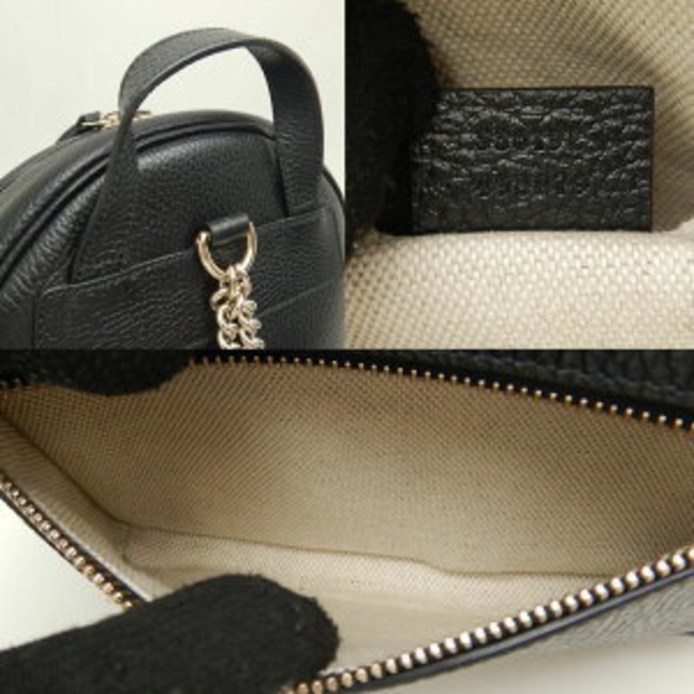 Gucci Rucksack Backpack Soho Interlocking Gg Leat… - image 7